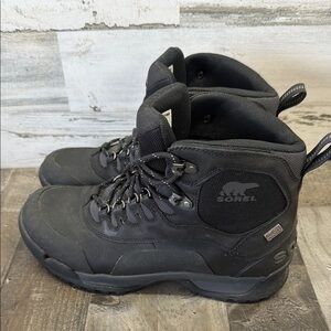 Sorel Paxson Men's Black Waterproof Winter Boots Black Size 10